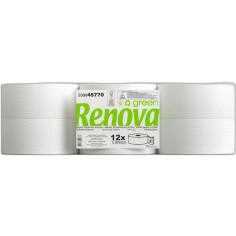 PAPEL HIGIENICO JUMBO RENOVA GREEN 180M 2F 12R 200045770.jpg