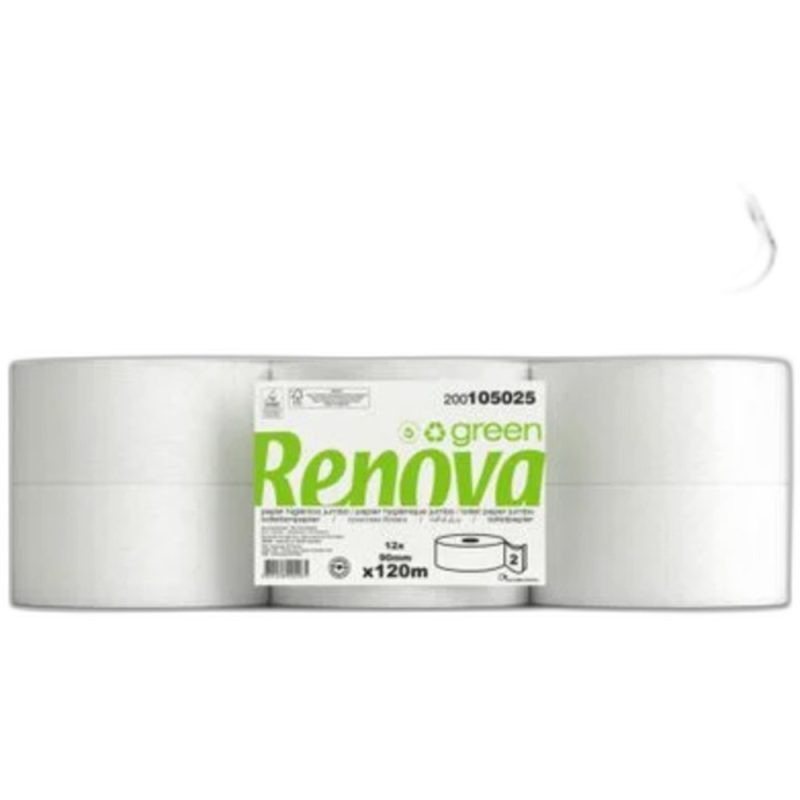 PAPEL HIGIENICO JUMBO RENOVA GREEN 120M 2F 12R 200105025.jpg