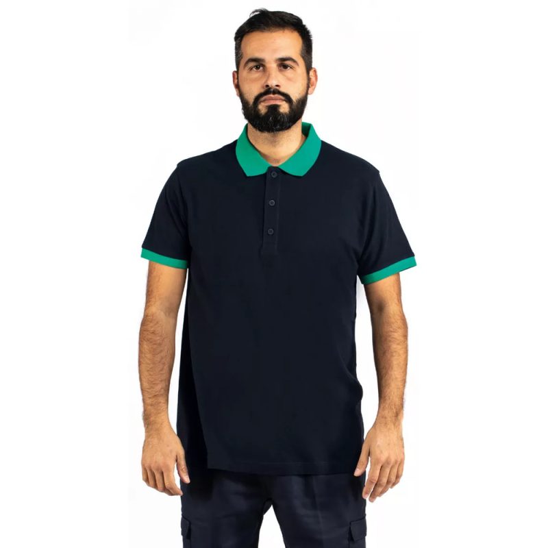 POLO BICOLOR 220GR L - AZUL MARINHO/VERDE BC210-2C L AZ.M.VR.jpg